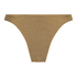 Figi bikini z wysokim wycięciem Goldie lurex, Ż&oacute;łty