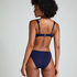 Majtki Bikini Rio Scallop, Niebieski