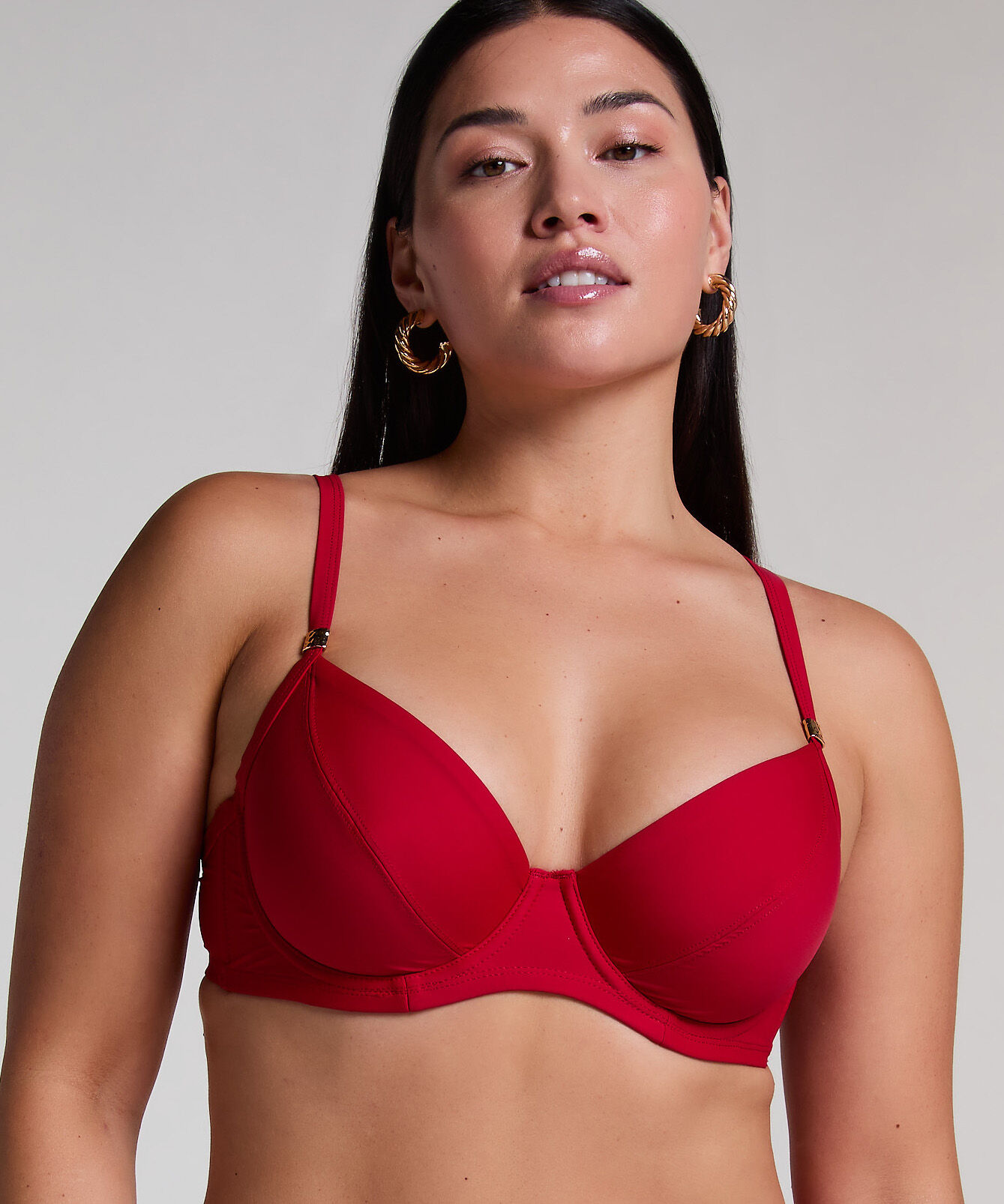 Top od bikini Luna, Czerwony