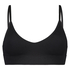 Seamless bralette, Czarny