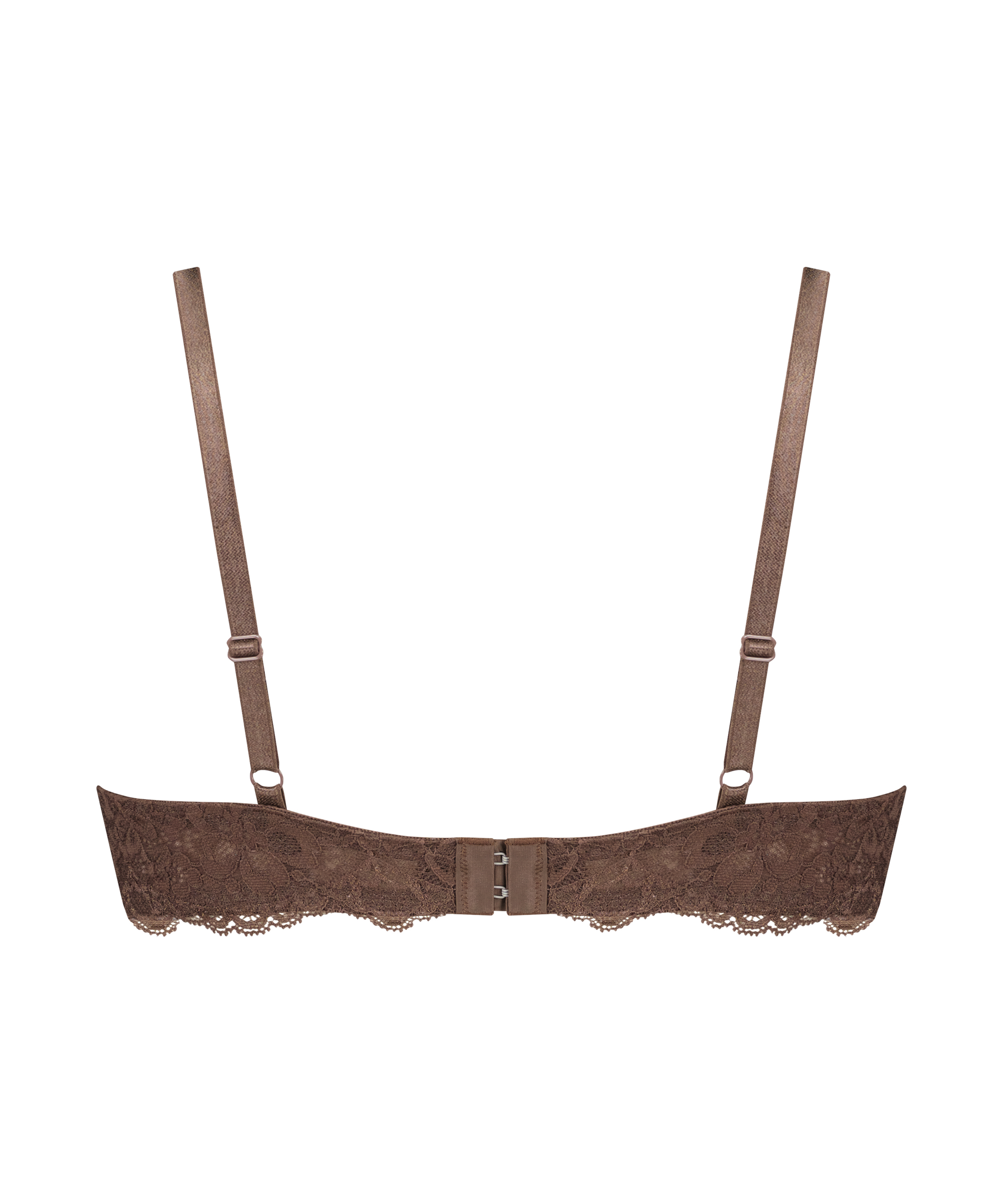 Biustonosz nieusztywniany z fiszbinami Marine, Brązowy, main