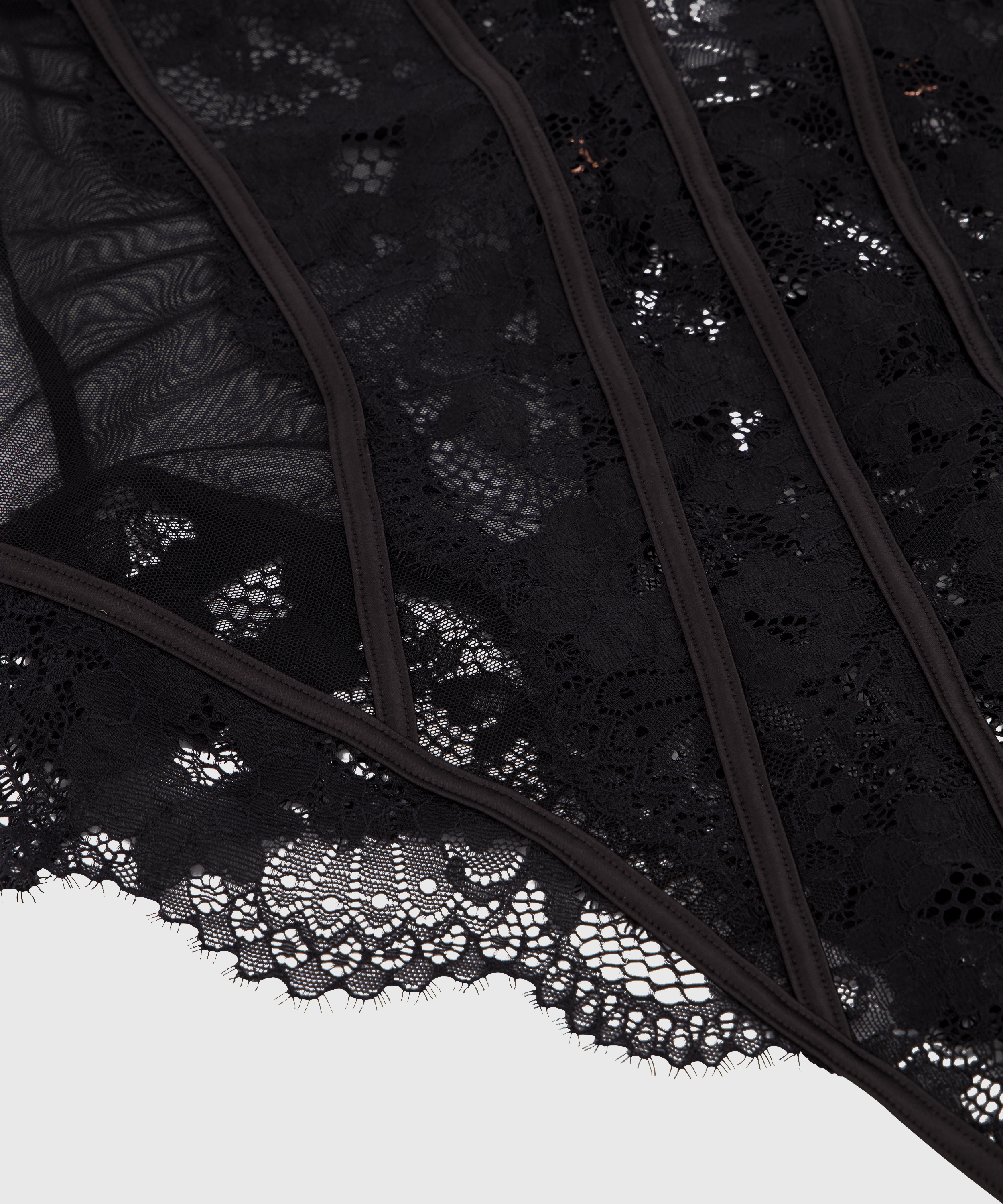 Body z fiszbinami Gabrielle, Czarny, main