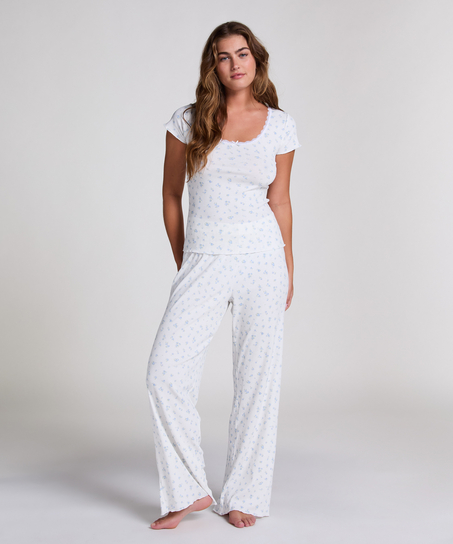 Piżama Rib, Niebieski