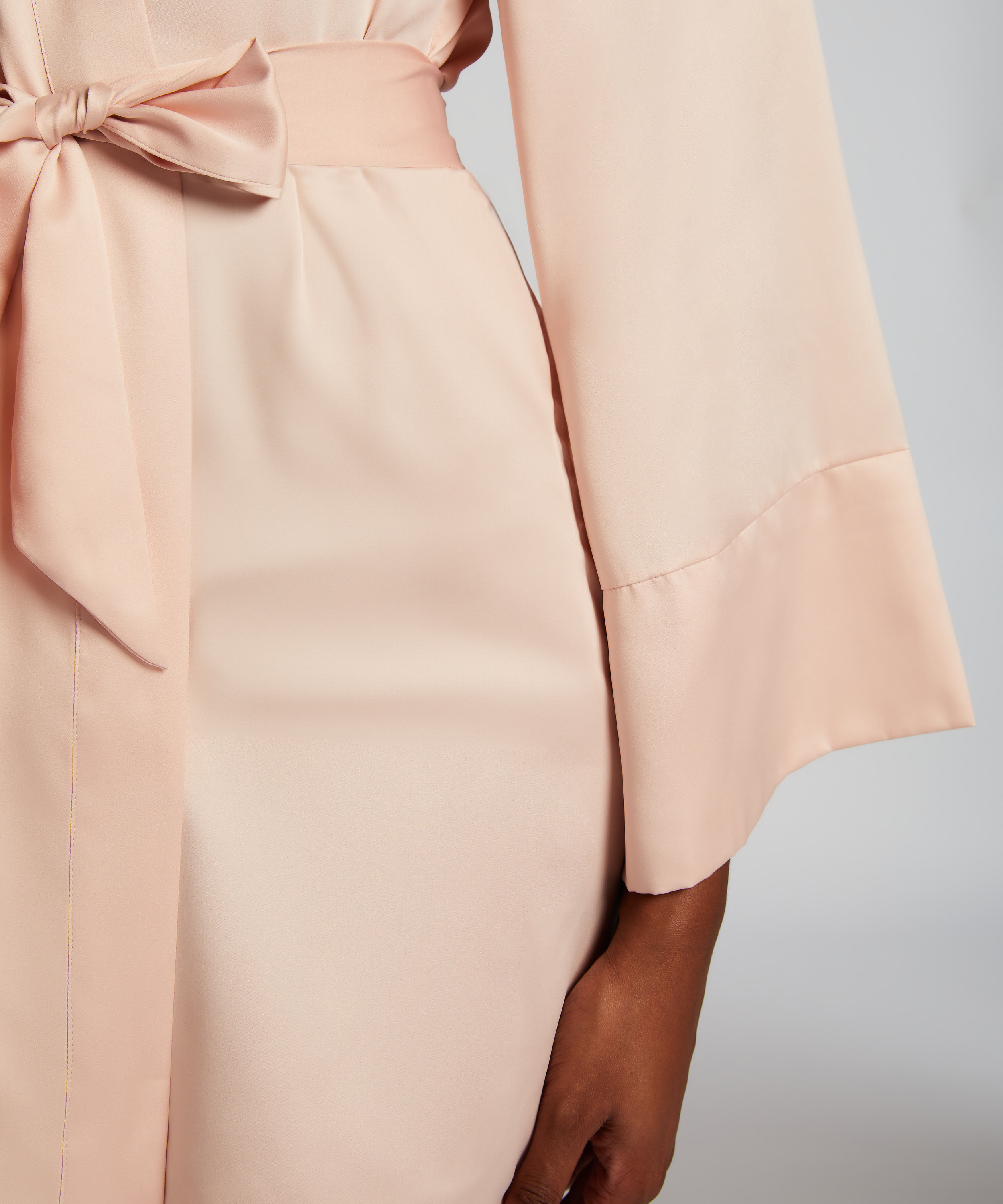 Satynowe kimono, Różowy, main