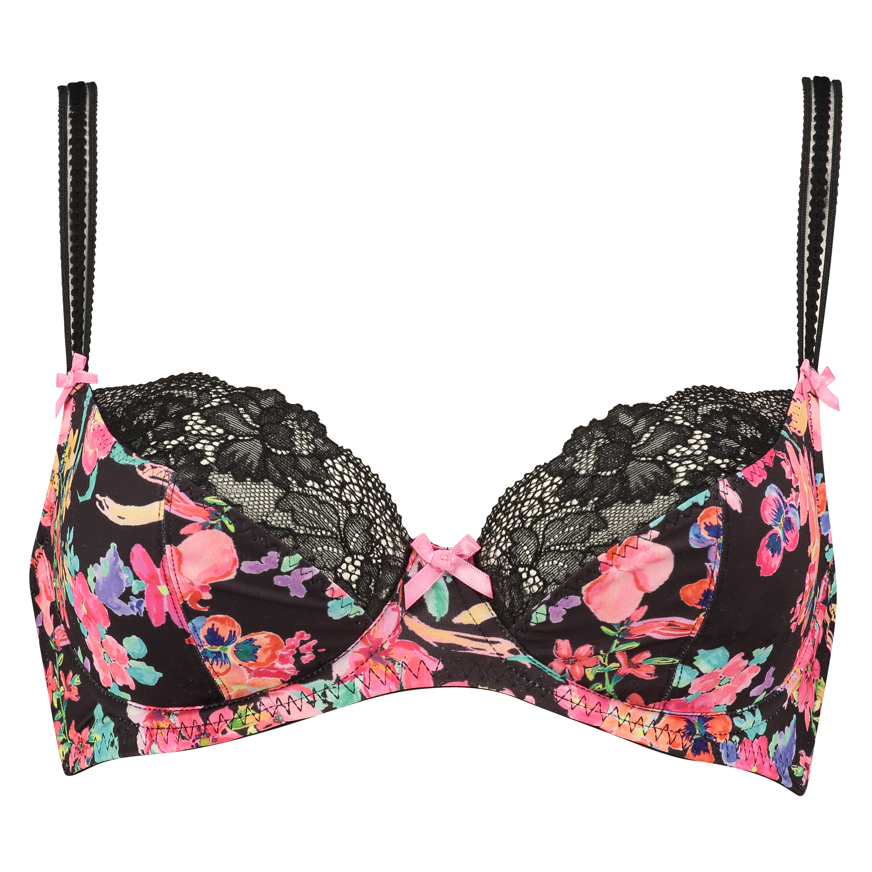 Underwired non-padded bra Ivy, Czarny, main