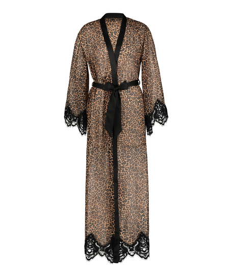 Szyfonowe kimono, Czarny