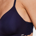 Hope Padded Non-Underwired Bra, Niebieski