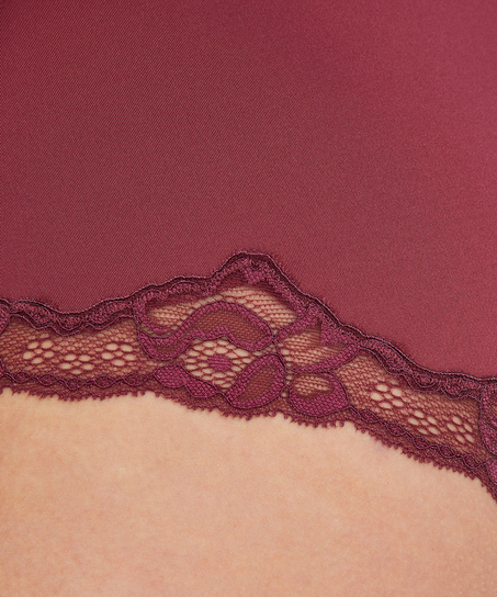 Koronkowe bokserki Secret, Czerwony