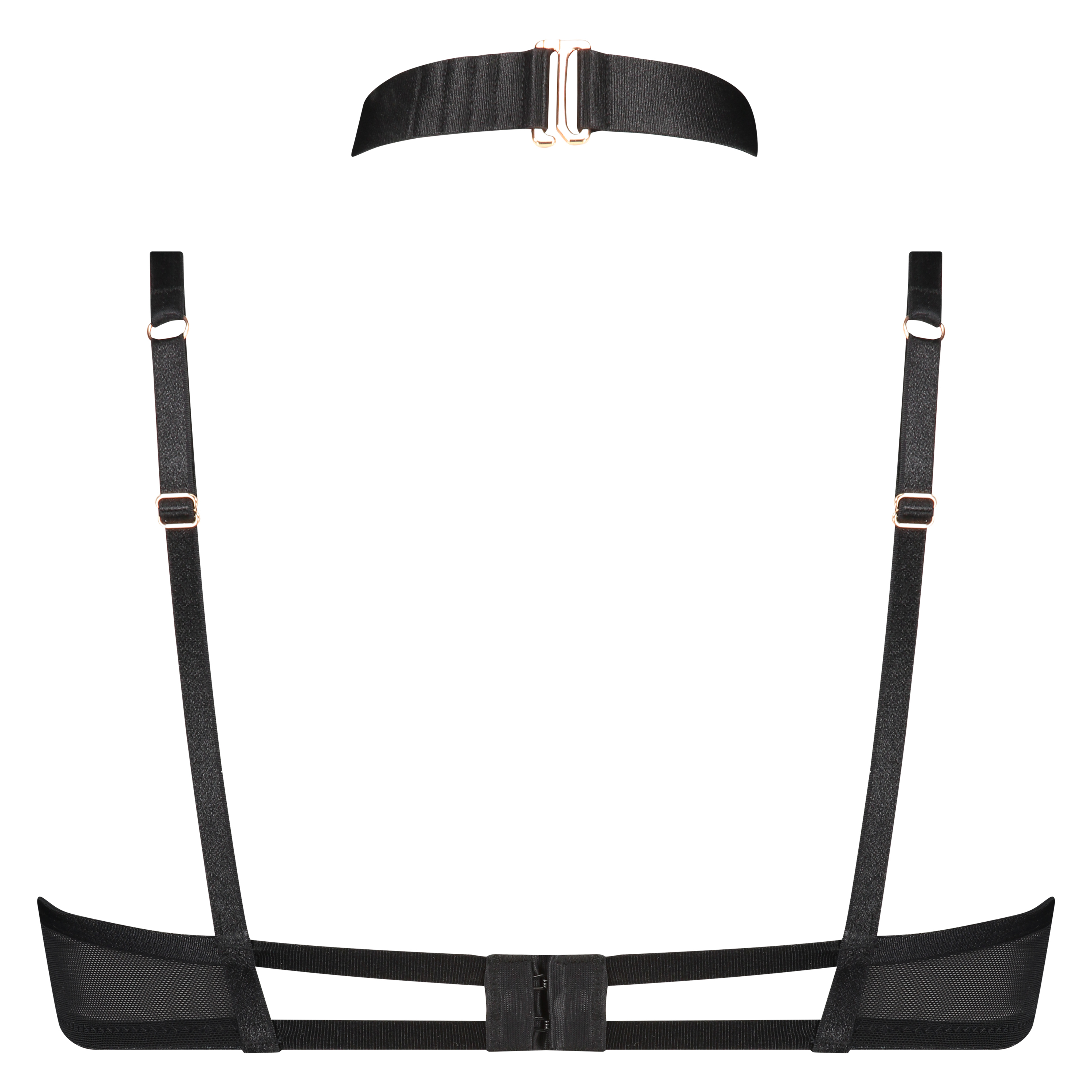 Lilith Non-Padded Underwired Bra, Czarny, main