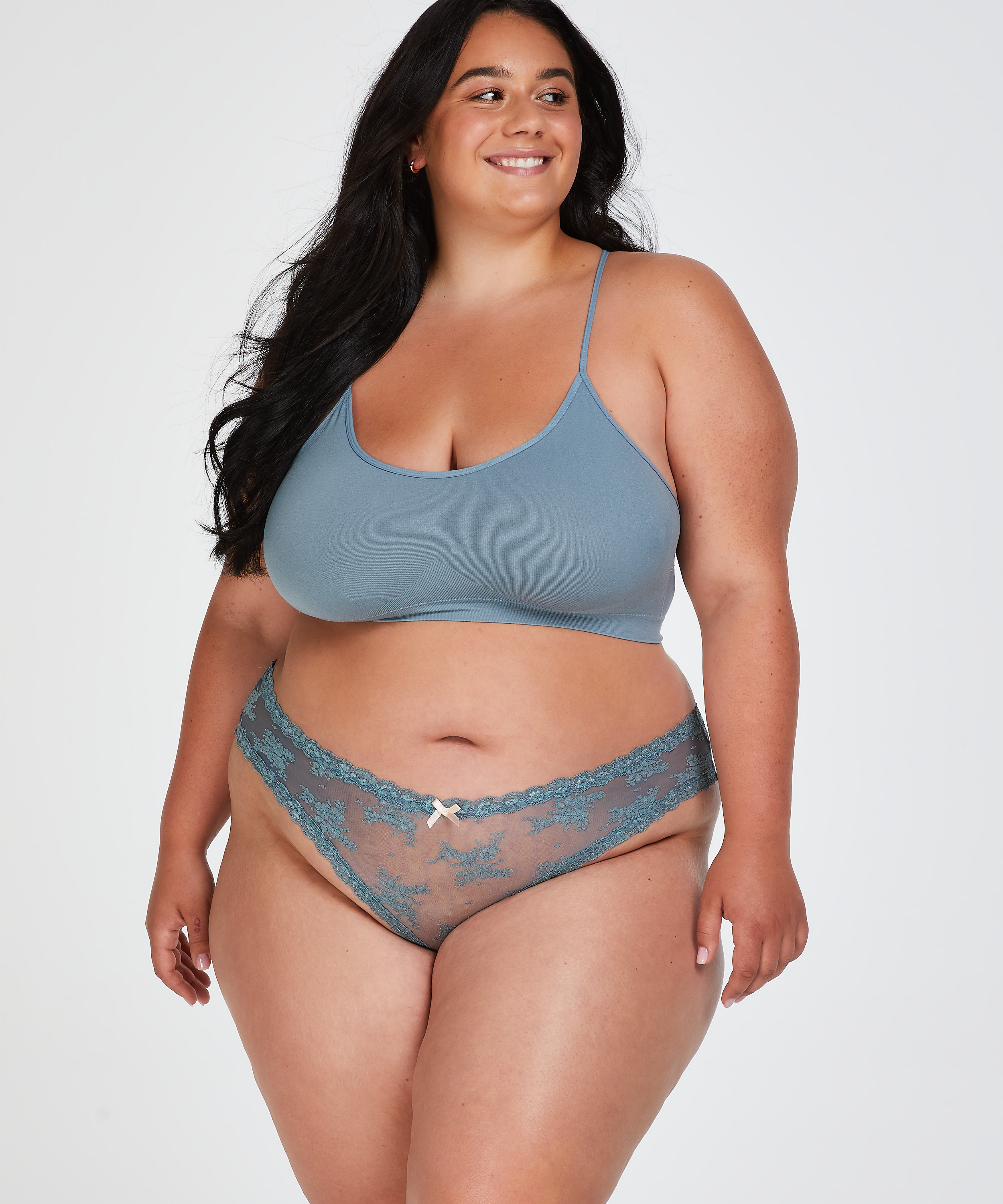 Brazyliany V-shape Mesh, Zielony, main