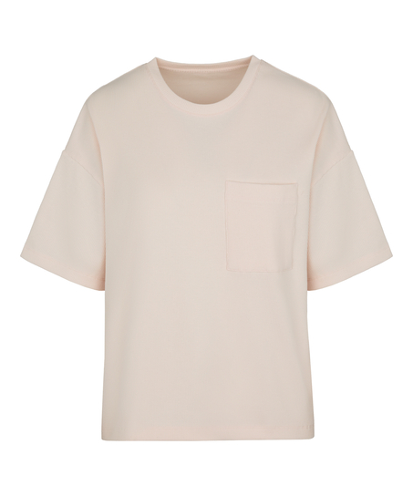 Pyjama Top Waffle, R&oacute;żowy