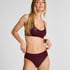 Tr&oacute;jkątny biustonosz bralette Dide, Czerwony