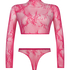 Private Lace Set, R&oacute;żowy