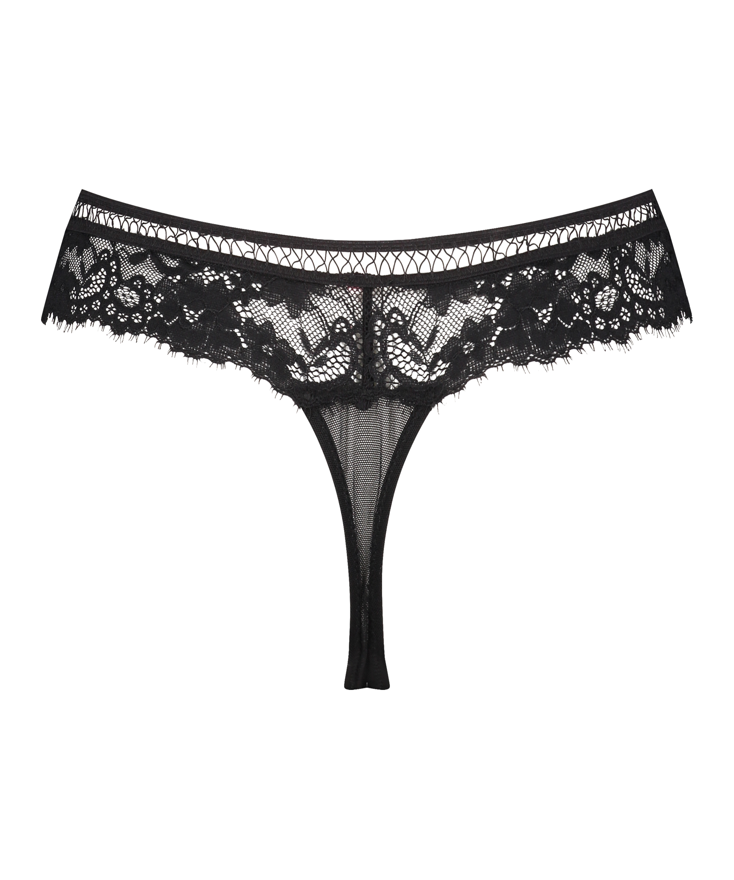 Stringi z niskim stanem Gianni, Czarny, main