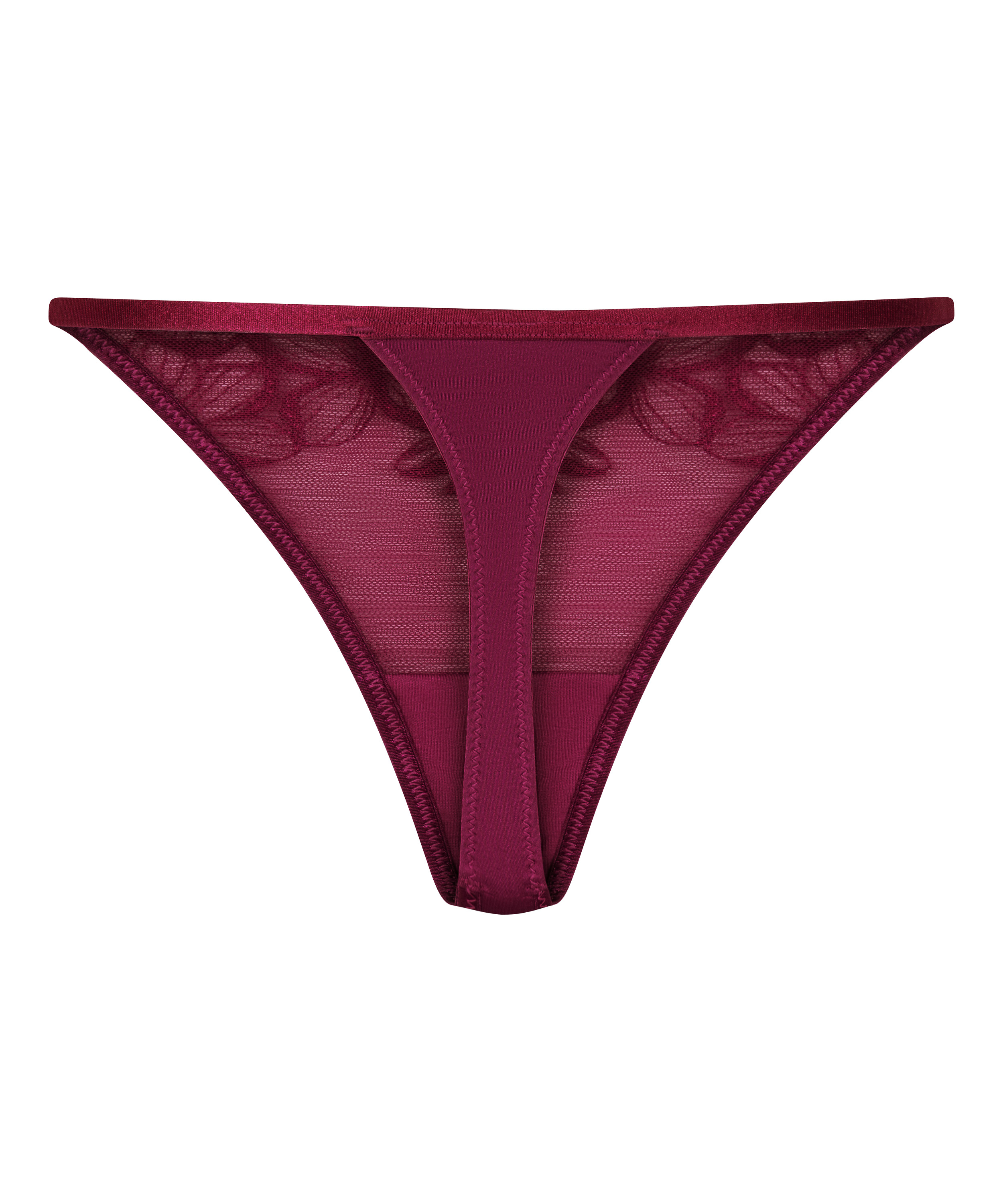 Wysokie majtki typu tanga Margot, Fioletowy, main