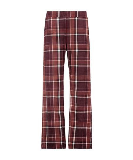 Velours Pyjama Bottoms, Fioletowy