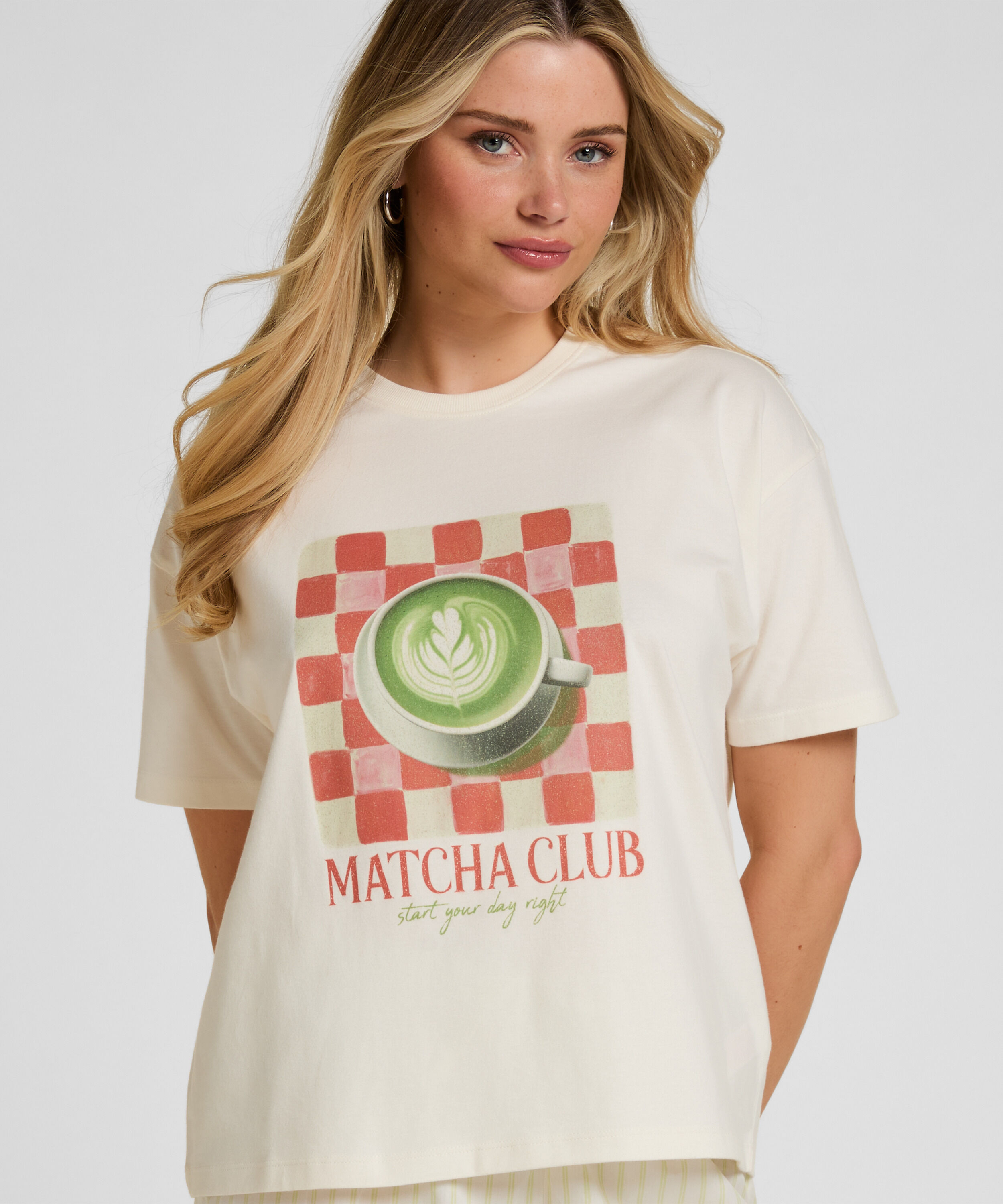 T-shirt z Nadrukiem, Biały