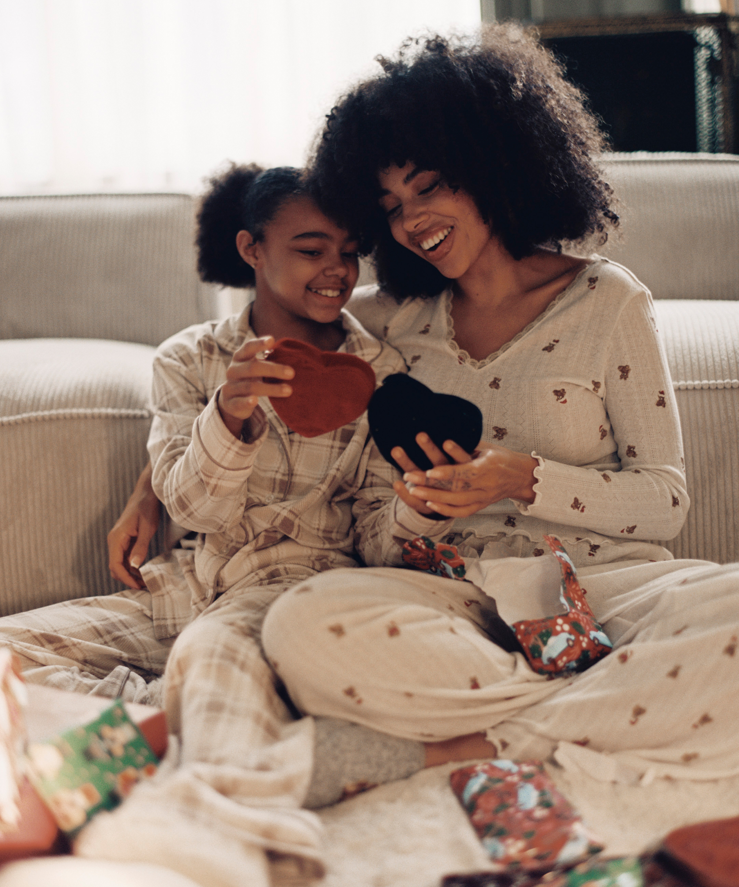 G&oacute;ra od piżamy z długim rękawem Pointelle, Biały, main