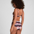 Majtki Bikini z Wysokim Stanem Mauritius, Fioletowy