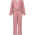Twillowy zestaw piżamowy, Czerwony