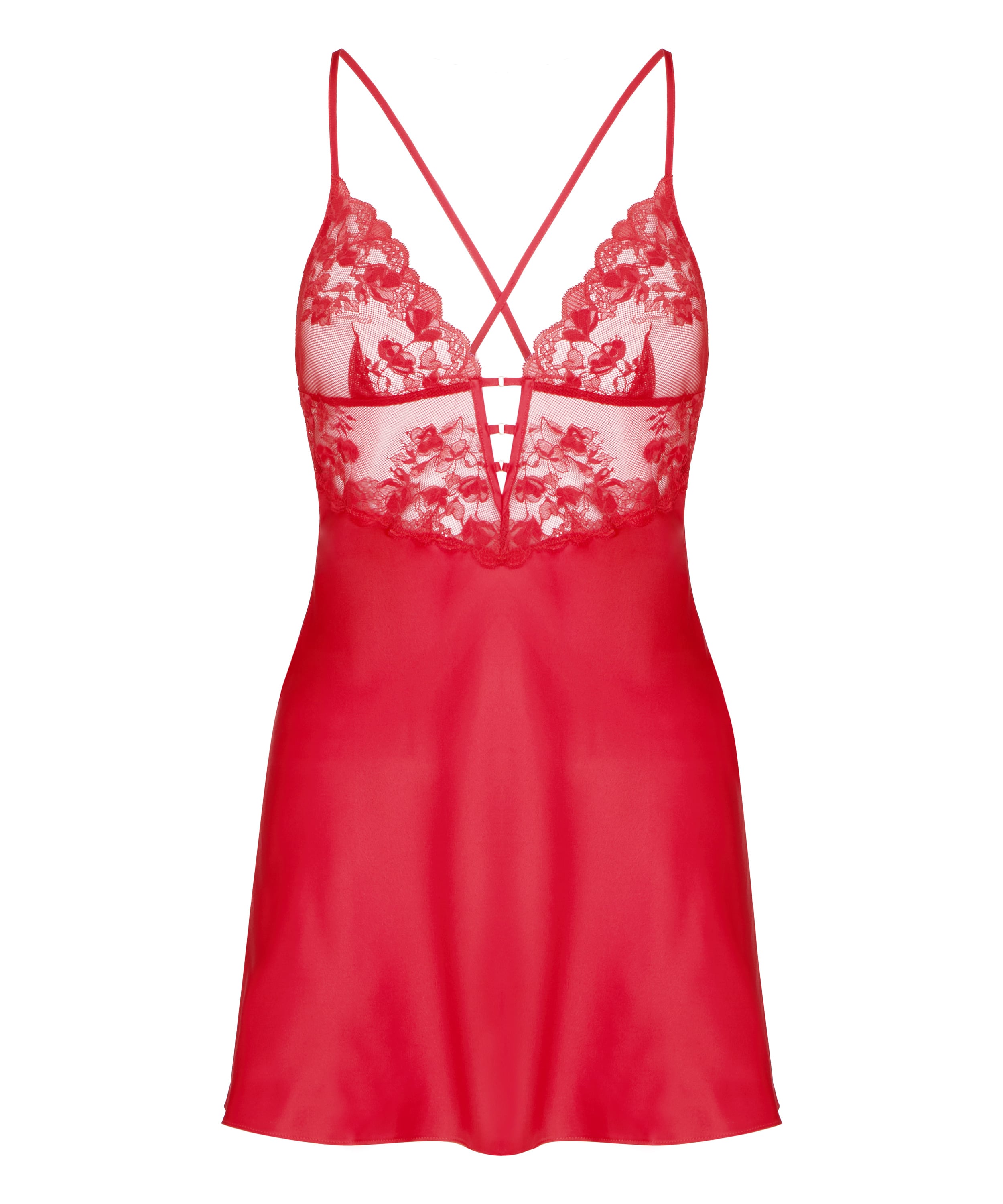 Slipdress Zara, Czerwony, main