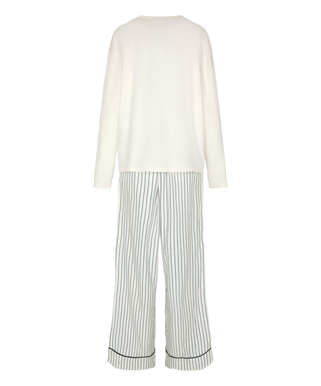 Pyjama Set Viscose, Biały