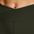 Legginsy z wysokim stanem, Zielony