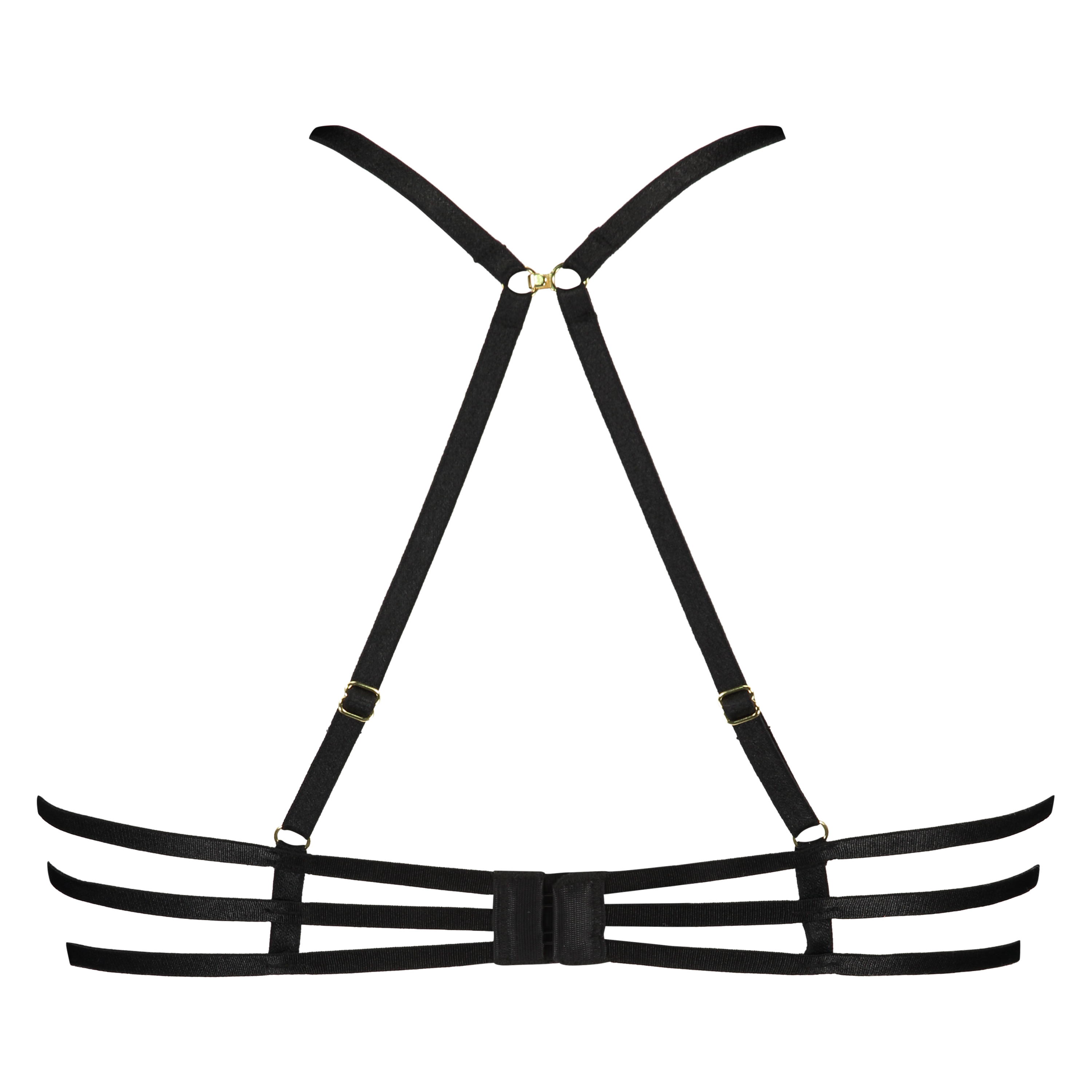 Yuna non-padded underwired bra, Czarny, main