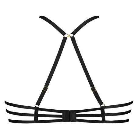 Yuna non-padded underwired bra, Czarny