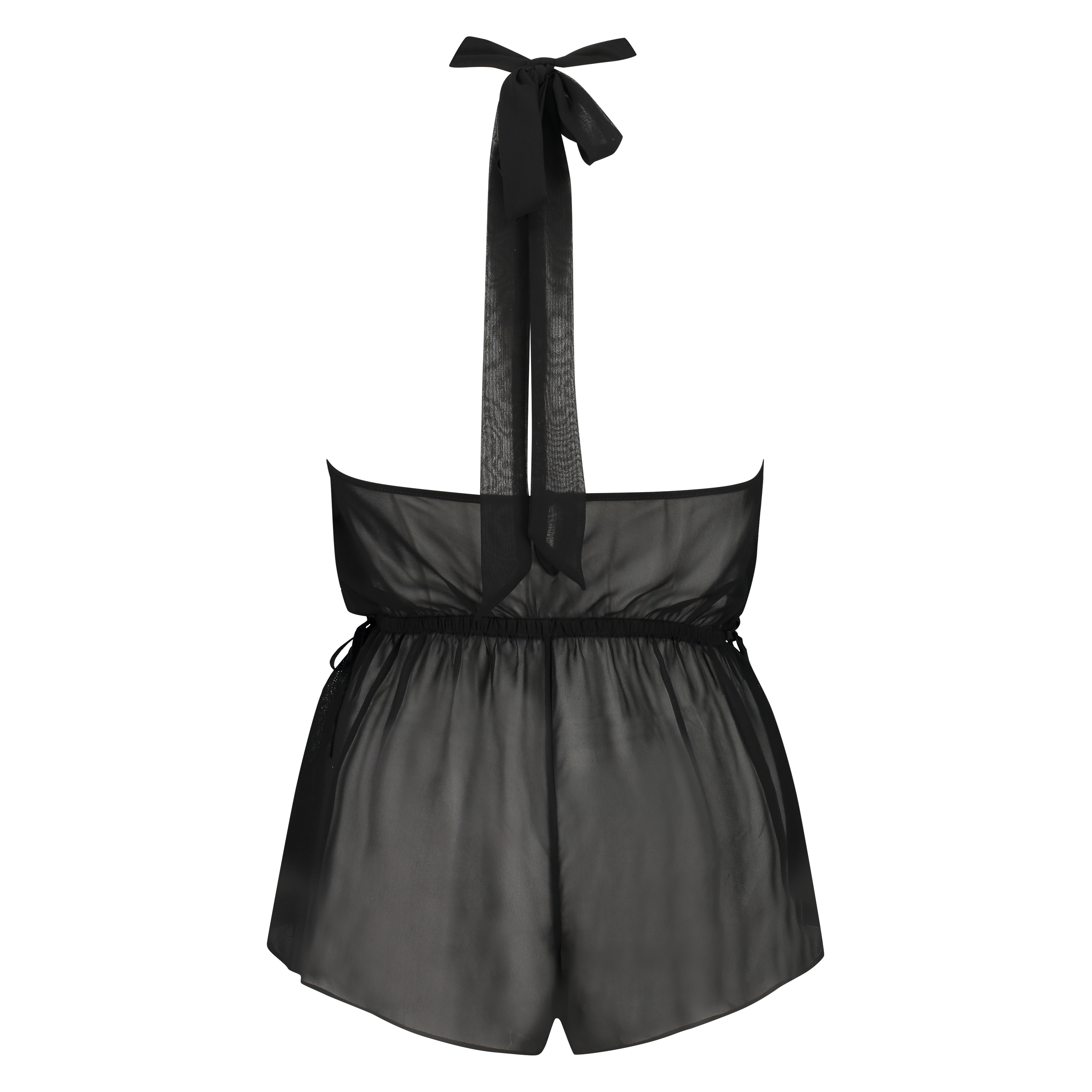 Embroidery playsuit, Czarny, main