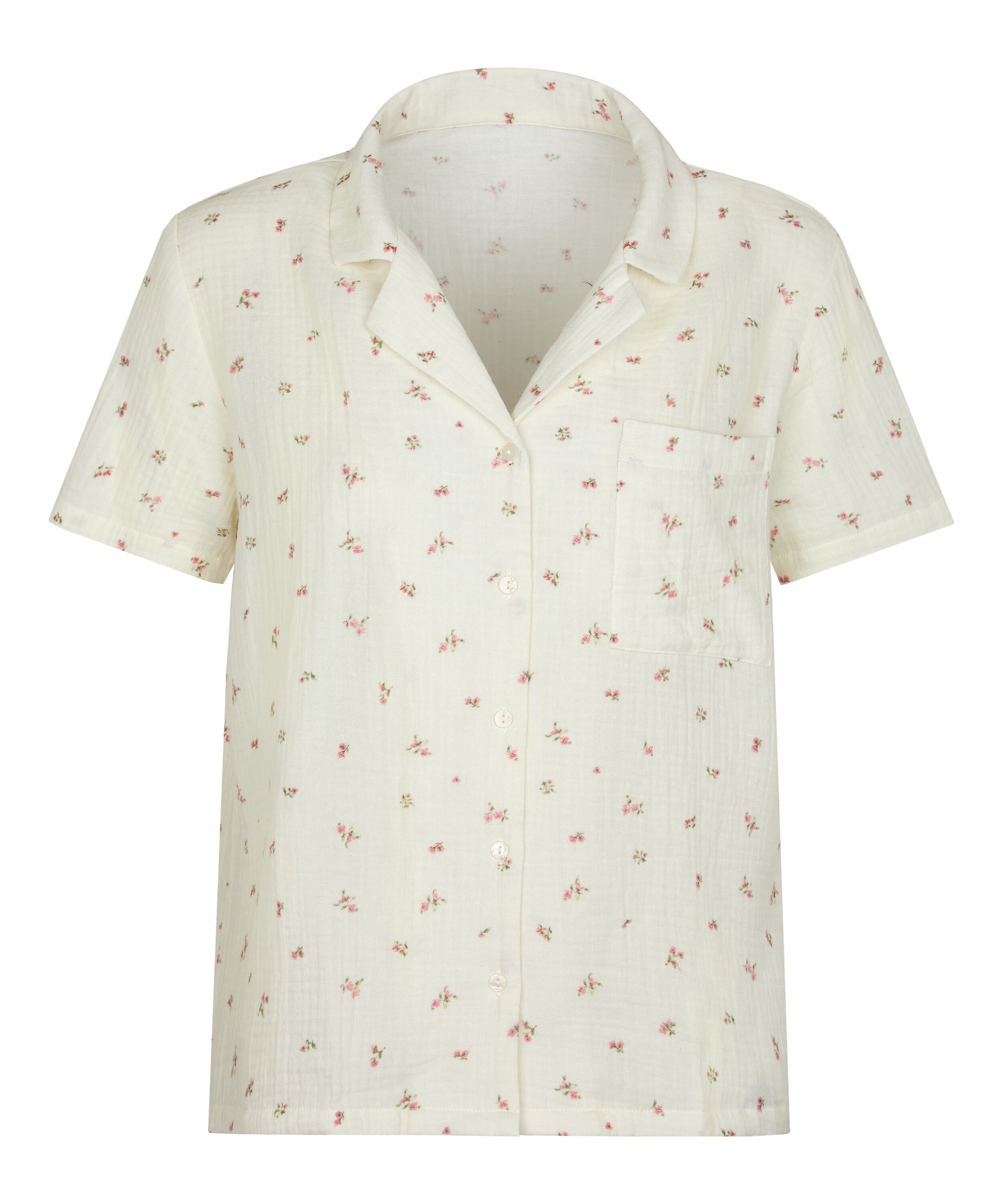 Muślinowa narzutka, Biały