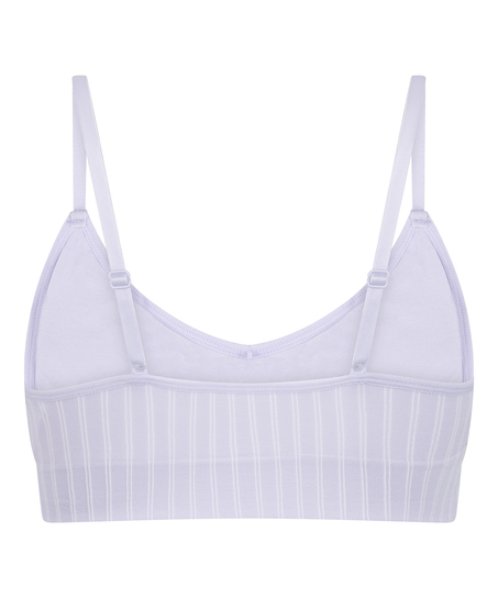 Tr&oacute;jkątny biustonosz bralette Dide, Fioletowy