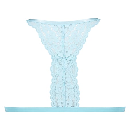 Marina Padded Triangle Bralette, Niebieski