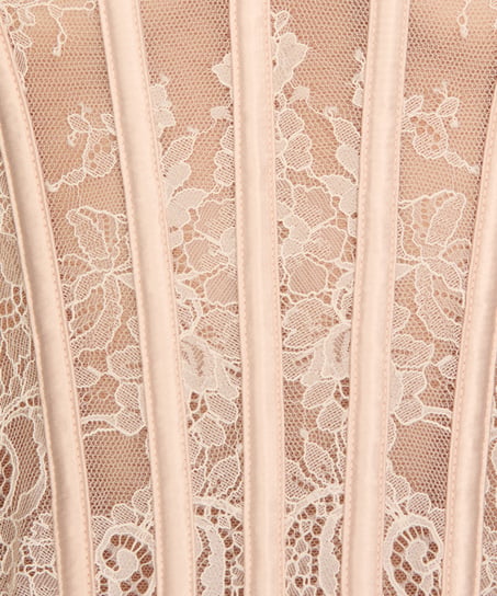 Bustier Sylvia, Beżowy