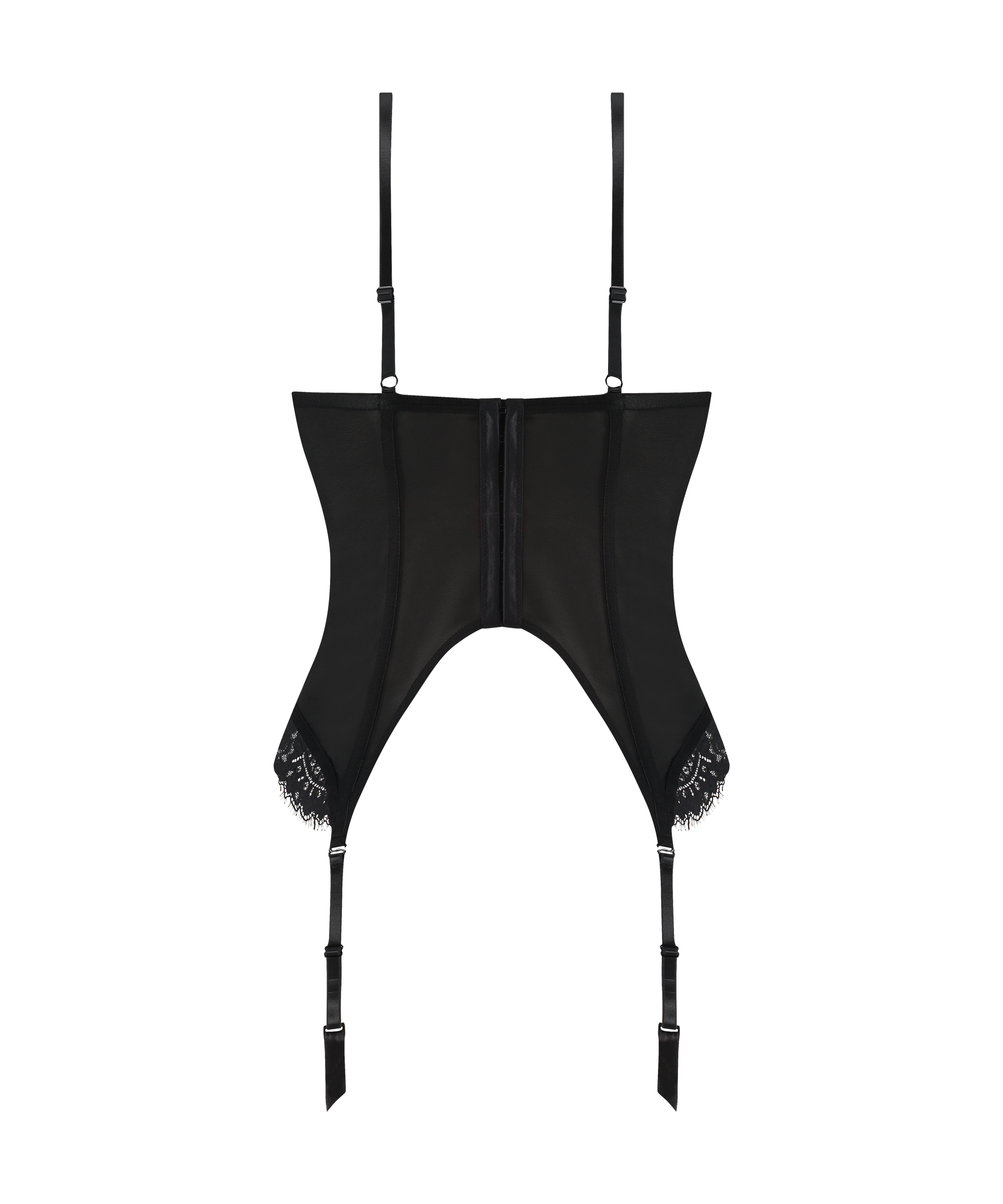 Biustonosz bustier Sia, Czarny, main