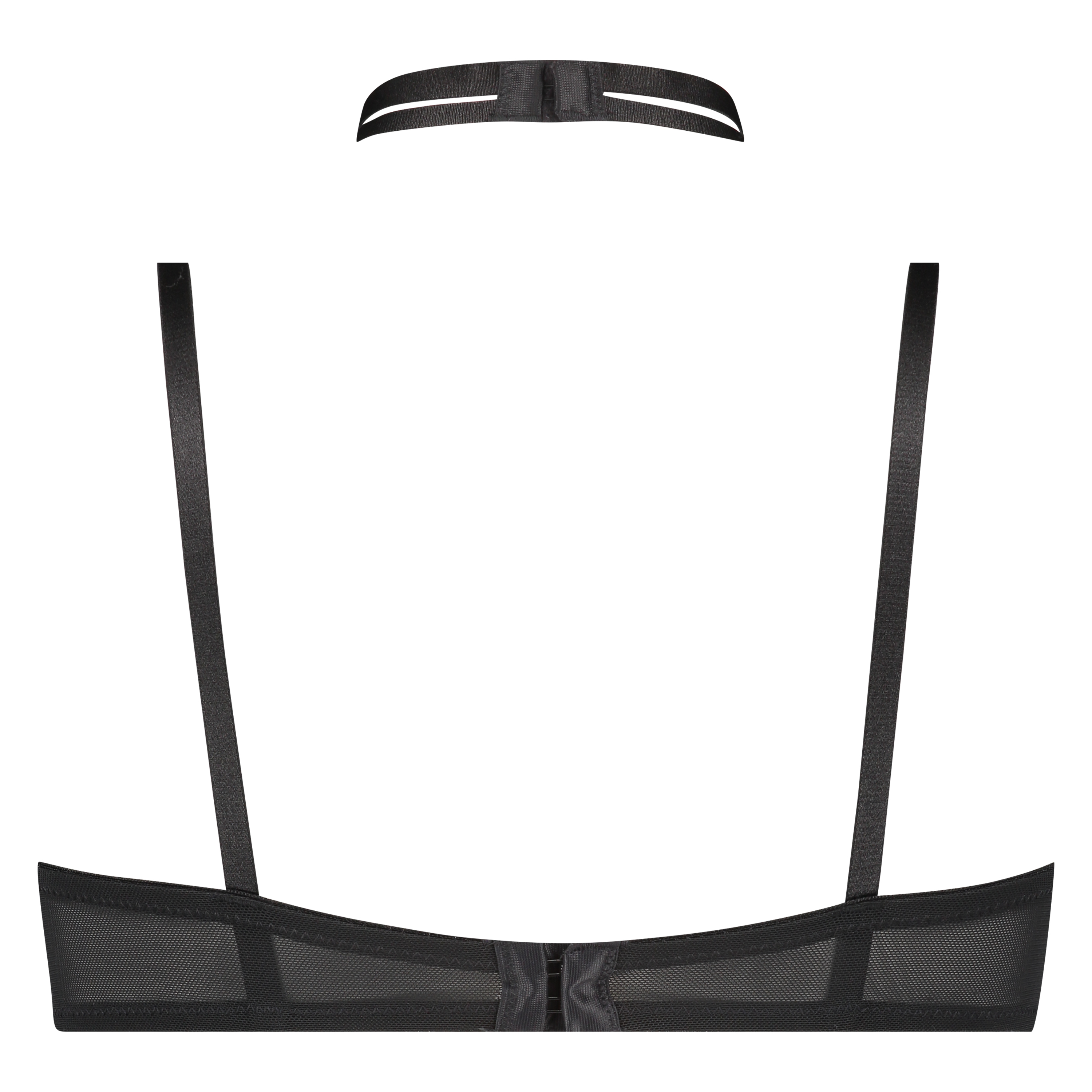 Lauren padded underwired bra, Czarny, main