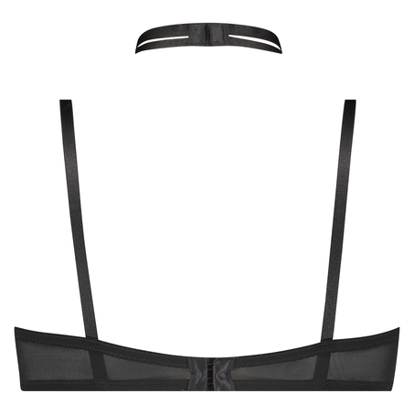 Lauren padded underwired bra, Czarny