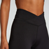 Legginsy z wysokim stanem, Czarny