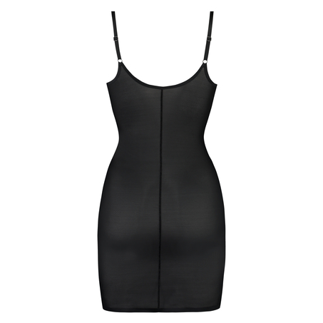 Sculpting scallop dress - Level 3, Czarny