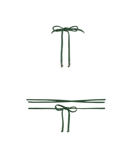 Tr&oacute;jkątna g&oacute;ra od bikini Digura, Zielony