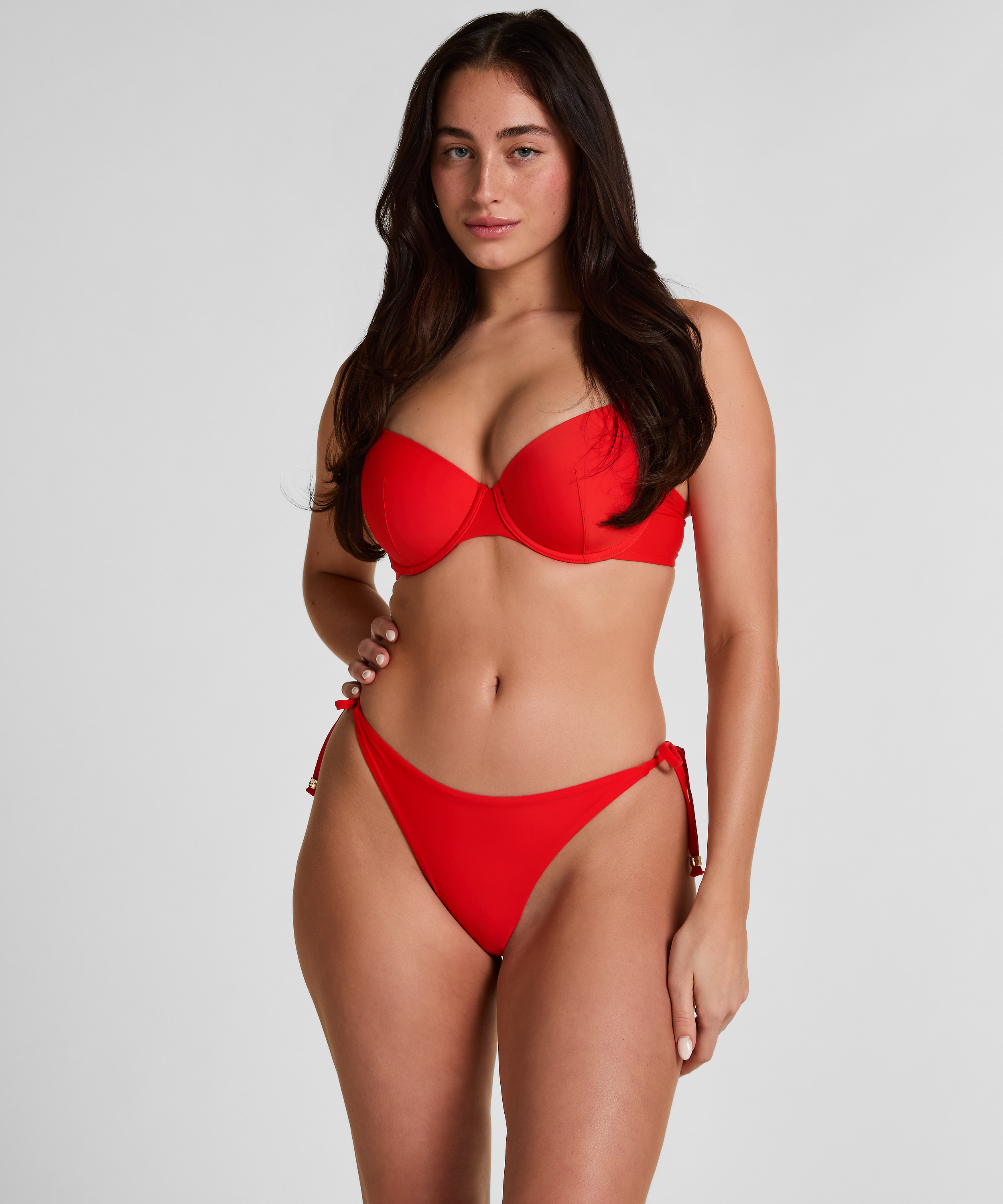 Stringi Bikini Luxe, Czerwony, main