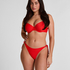 Stringi Bikini Luxe, Czerwony