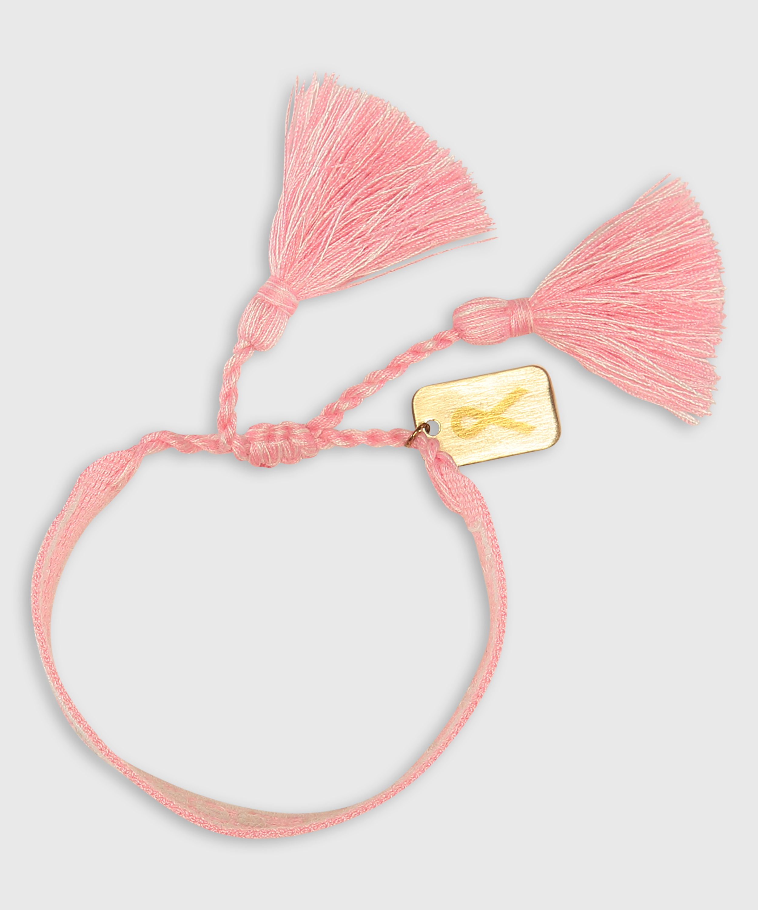Pink Ribbon Bracelet, Różowy, main