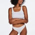 Brazyliany Lace Back, Biały