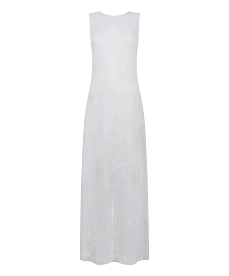 Sukienka Plażowa, Biały