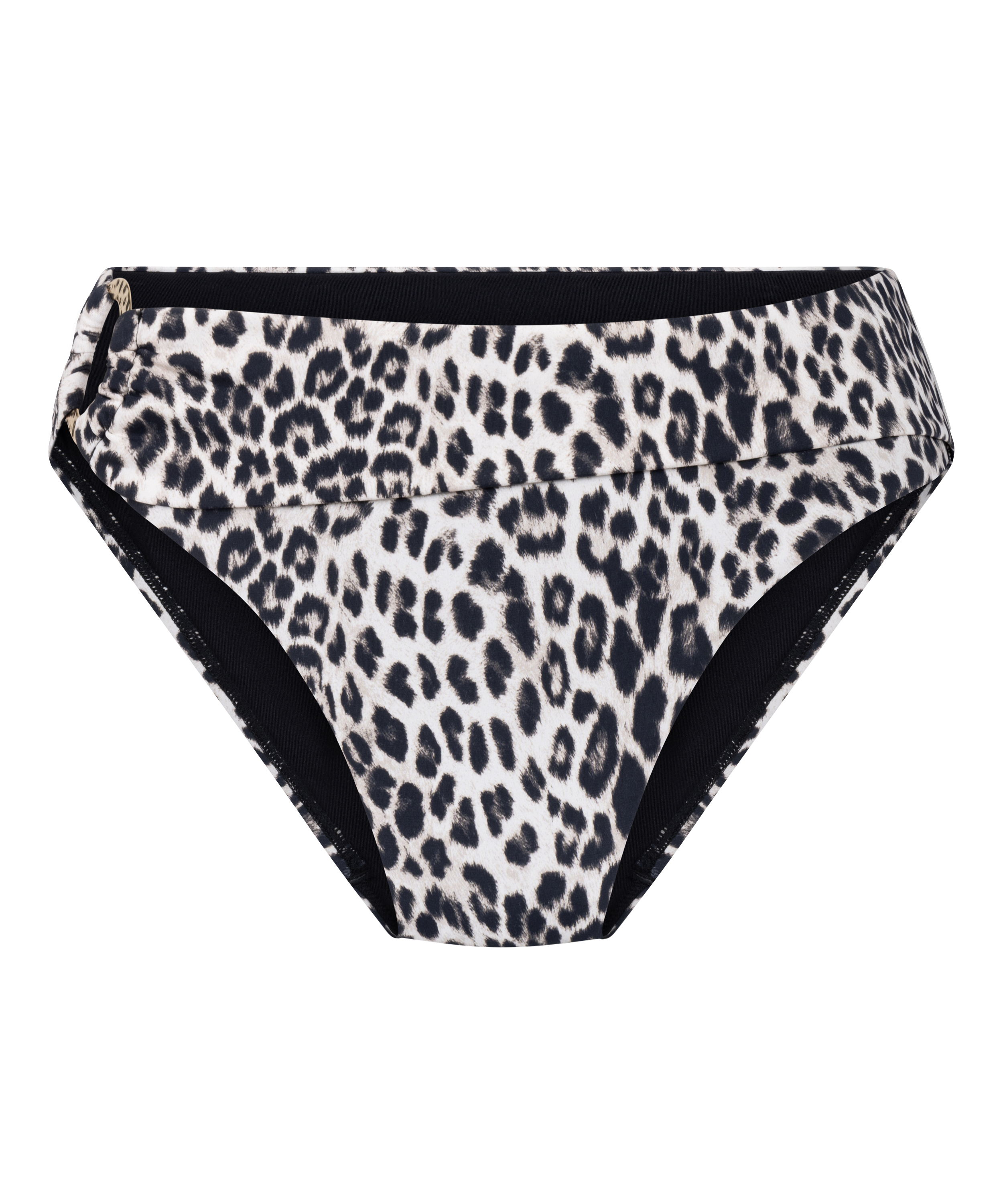 D&oacute;ł Bikini Leopard, Czarny, main