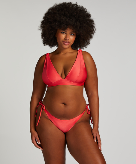 Majtki Bikini Cheeky Tanga Luxe, Czerwony