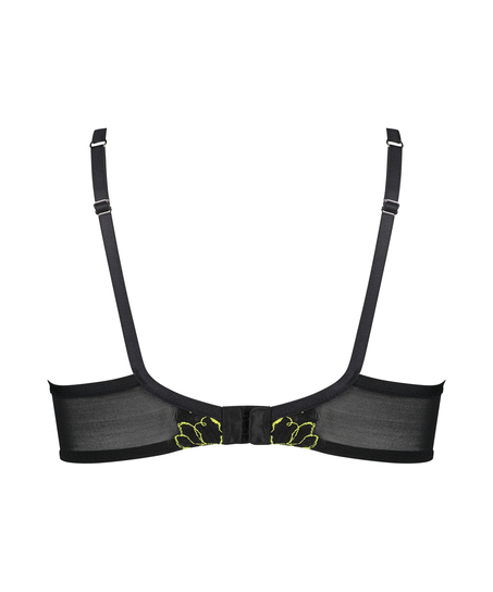 Biustonosz nieusztywniany z fiszbinami Feyre, Czarny