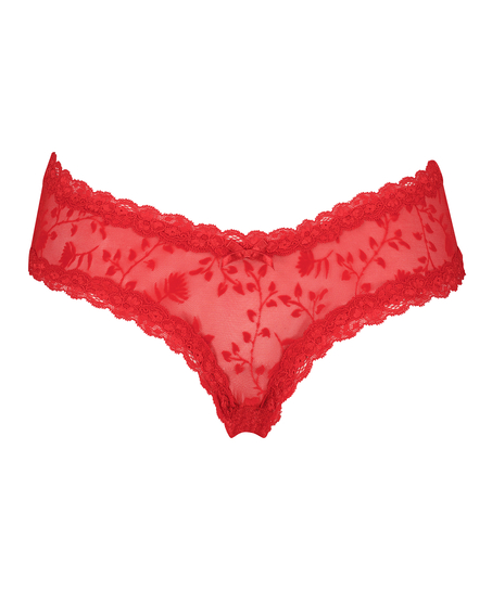 Brazyliany V-shape Mesh, Czerwony