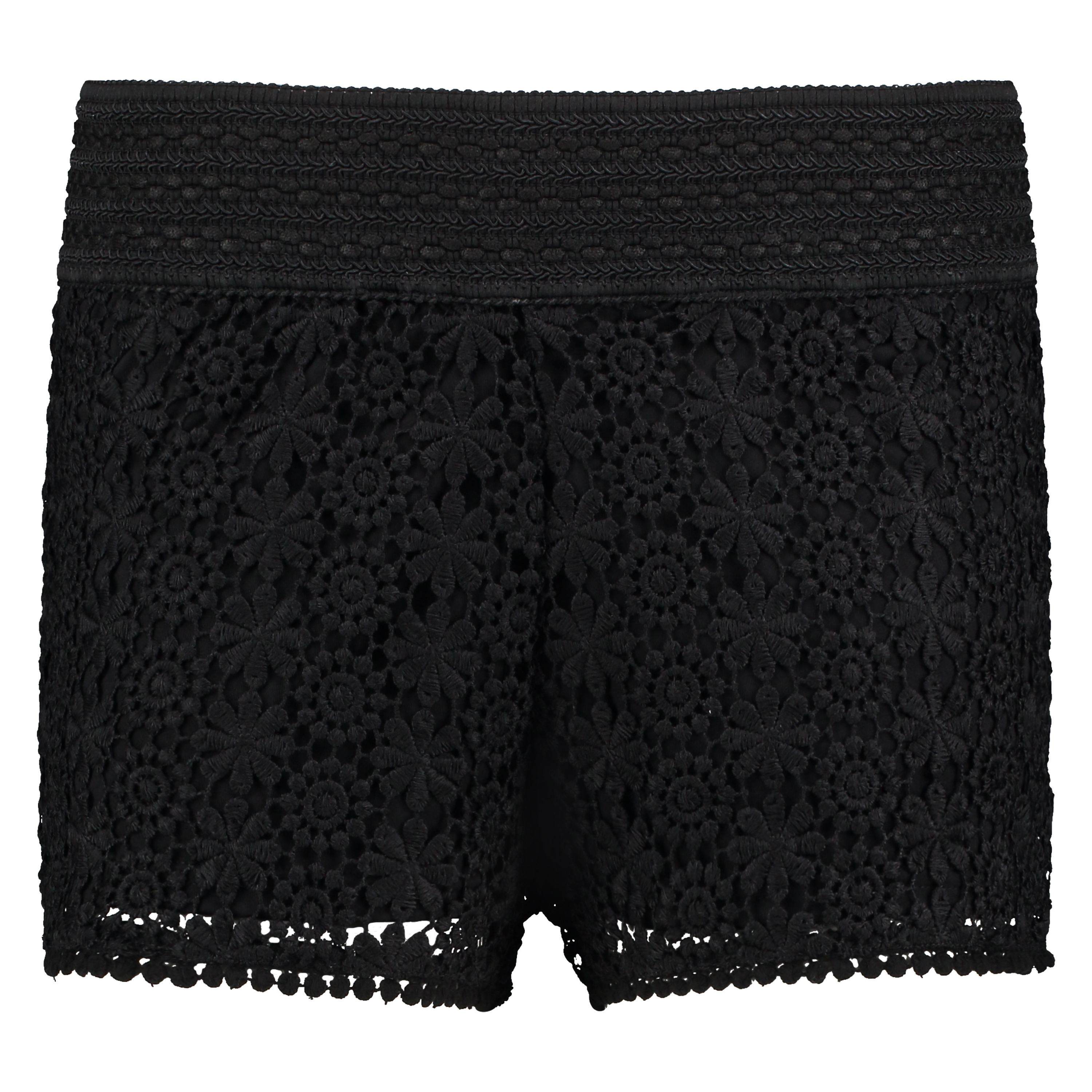 Crochetta Shorts, Czarny, main